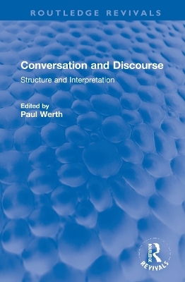 Conversation and Discourse - 