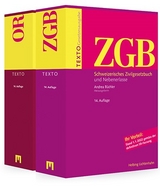 TEXTO Kombipaket ZGB, OR - Büchler, Andrea; Widmer Lüchinger, Corinne