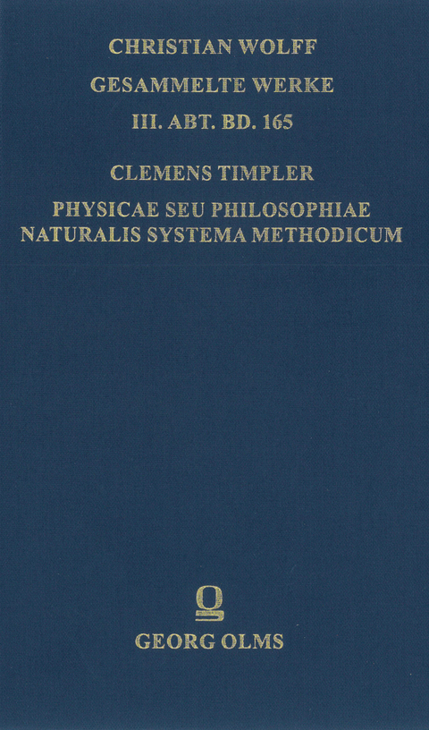 Physicae seu philosophiae naturalis systema methodicum - Clemens Timpler