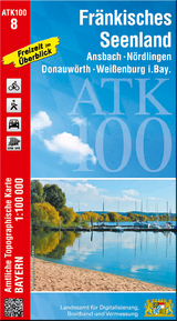 ATK100-8 Fränkisches Seenland (Amtliche Topographische Karte 1:100000) - 