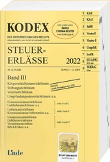 KODEX Steuer-Erlässe 2022 Band III - Elisabeth Titz-Frühmann