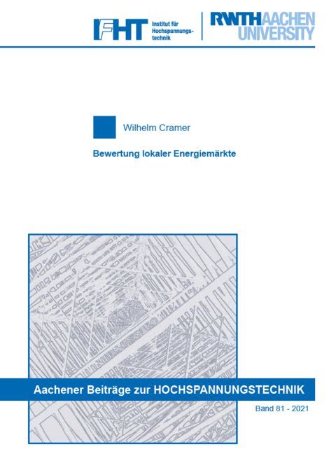 Bewertung lokaler Energiemärkte - Wilhelm Cramer