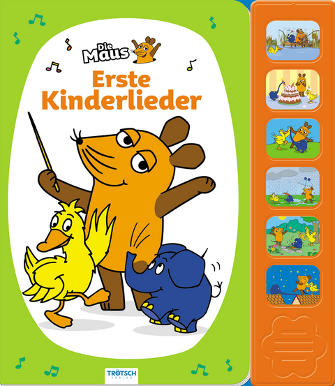 Trötsch Die Maus Soundbuch Erste Kinderlieder