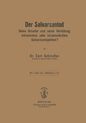 Der Salvarsantod - C. Schindler