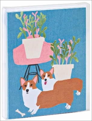 Two Corgis Notecard Set - Anne Bentley