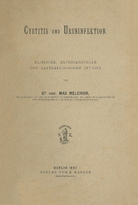 Cystitis und Urininfektion - M. Melchior