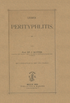 Über Perityphilitis - J. Rotter