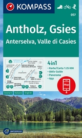 KOMPASS Wanderkarte 057 Antholz, Gsies, Anterselva, Valle di Casies 1:25.000