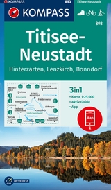 KOMPASS Wanderkarte 893 Titisee-Neustadt 1:25.000