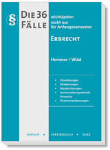 Die 36 wichtigsten Fälle Erbrecht - Hemmer, Karl-Edmund; Wüst, Achim