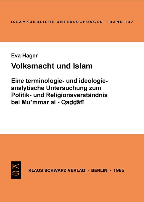 Volksmacht und Islam - Eva Hager