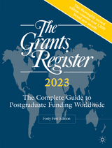 The Grants Register 2023 - Palgrave Macmillan