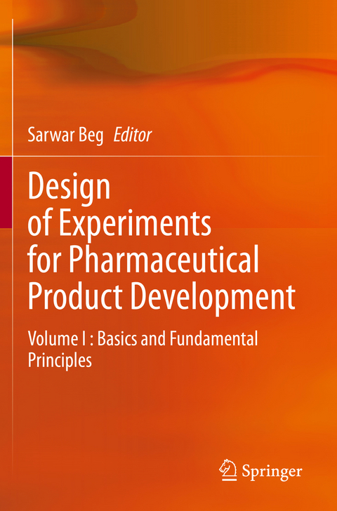 Design of Experiments for Pharmaceutical Product Development - 