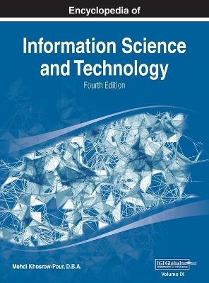 Encyclopedia of Information Science and Technology, Fourth Edition, VOL 9 - 