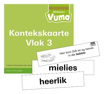 Vuma Afrikaans Huistaal Vlak 3 Kontekskaarte: Vlak 3: Grade 1