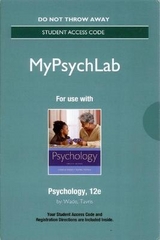 NEW MyLab Psychology  without Pearson eText -- Standalone Access Card -- for Psychology - Wade, Carole; Tavris, Carol; Garry, Maryanne