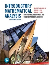 Introductory Mathematical Analysis for Business, Economics, and the Life and Social Sciences + MyLab Math with Pearson eText (Package) - Haeussler, Ernest; Paul, Richard; Wood, Richard