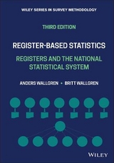 Register-based Statistics - Wallgren, Anders; Wallgren, Britt