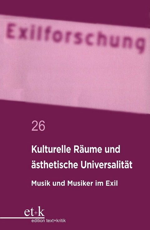 Kulturelle Räume und ästhetische Universalität - 