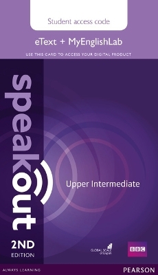 Speakout Upper Intermediate 2nd Edition eText & MyEnglishLab Access Card