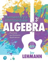 Elementary & Intermediate Algebra - Lehmann, Jay