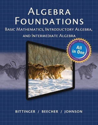 Algebra Foundations - Marvin Bittinger, Judith Beecher, Barbara Johnson