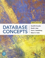 Database Concepts - Kroenke, David; Auer, David; Vandenberg, Scott; Yoder, Robert