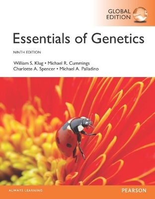 Essentials of Genetics with MasteringGenetics, Global Edition - William Klug, Michael Cummings, Charlotte Spencer, Michael Palladino