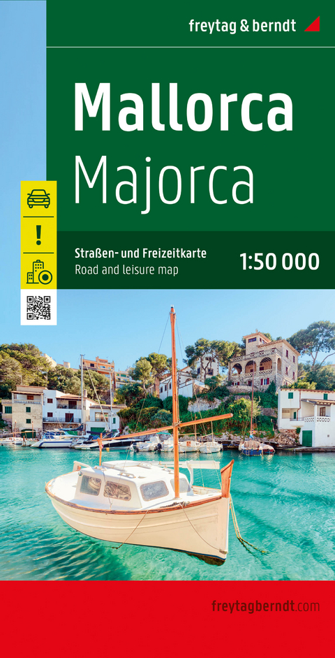 Mallorca, Straßen- und Freizeitkarte 1:50.000, freytag & berndt