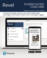 Revel Access Code for Western Heritage, The, Volume 2 - Kagan, Donald; Ozment, Steven; Turner, Frank; Viggiano, Gregory