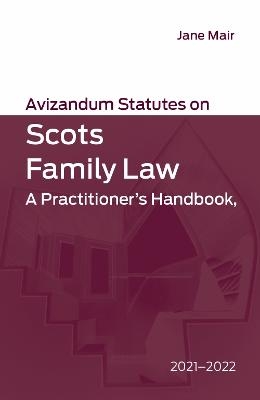 Avizandum Statutes on Scots Family Law - 