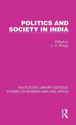 Politics and Society in India - 