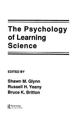 The Psychology of Learning Science - 