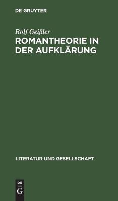 Romantheorie in der AufklÃ¤rung - Rolf GeiÃler