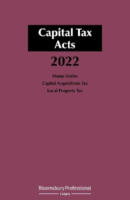 Capital Tax Acts 2022 - Michael Buckley