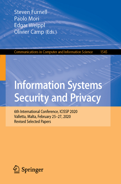 Information Systems Security and Privacy - 