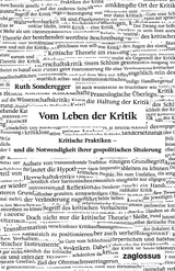 Vom Leben der Kritik - Sonderegger, Ruth