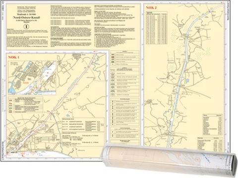 Einzelkarte Nord-Ostsee-Kanal (Ausgabe 2022)