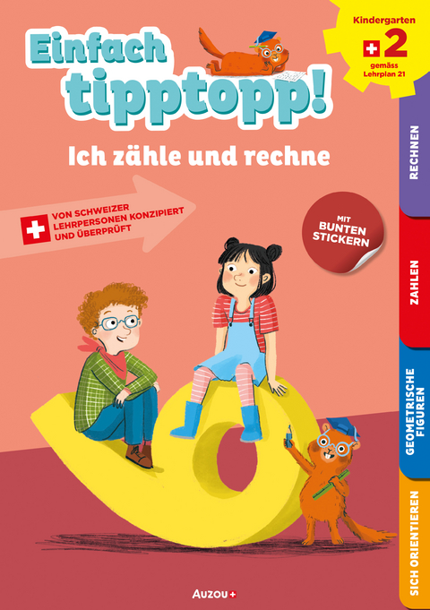 Einfach tipptopp! Mathematik - Kindergarten 2 - Ich zähle und rechne - Sabina Dalla-Riva, Martine Knébel