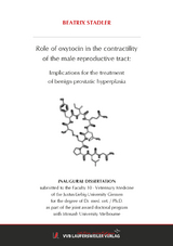 Role of oxytocin in the contractilityof the male reproductive tract: implications for the treatment of benign prostatic hyperplasia - Beatrix Stadler