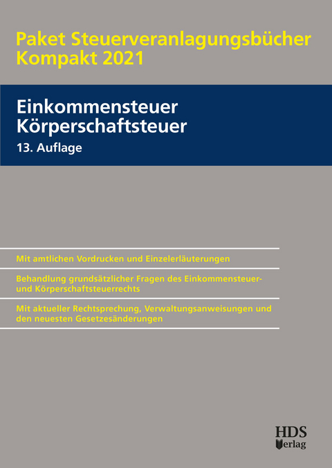 Paket Steuerveranlagungsbücher Kompakt 2021 - Thomas Arndt, Uwe Perbey