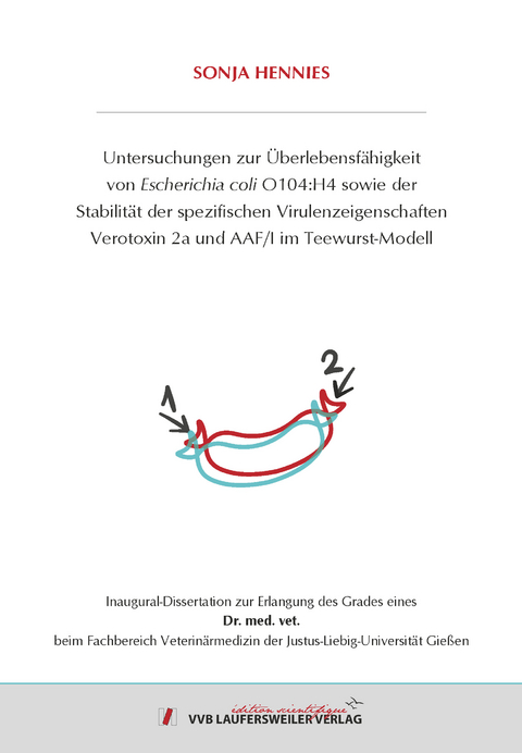 Untersuchungen zur Überlebensfähigkeit von Escherichia coli O104:H4 sowie der Stabilität der spezifischen Virulenzeigenschaften Verotoxin 2a und AAF/I im Teewurst-Modell - Sonja Hennies