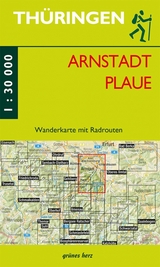 Wanderkarte Arnstadt und Plaue - 