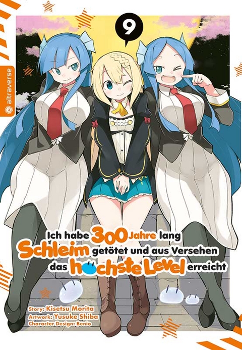 Ich habe 300 Jahre lang Schleim getötet und aus Versehen das höchste Level erreicht 09 - Kisetsu Morita, Yuskue Shiba,  Benio