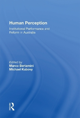 Human Perception - Marco Bertamini, Michael Kubovy