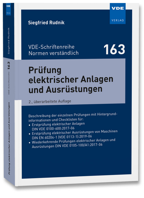 Prüfung elektrischer Anlagen und Ausrüstungen - Siegfried Rudnik