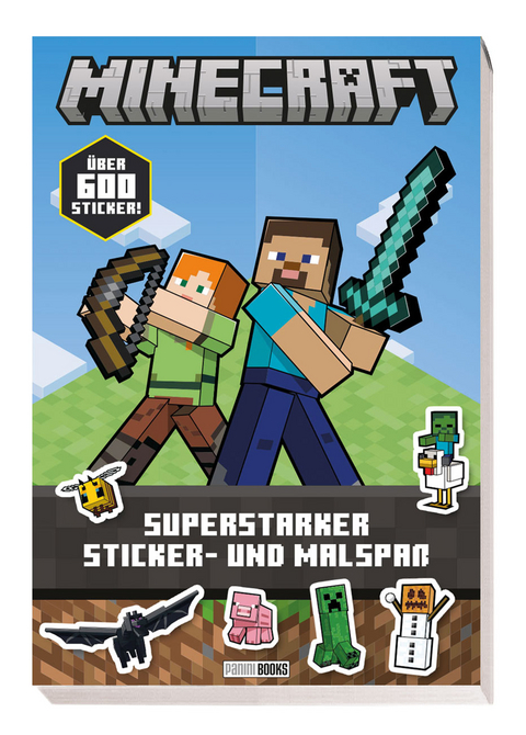 Minecraft: Superstarker Sticker- und Malspaß -  Panini