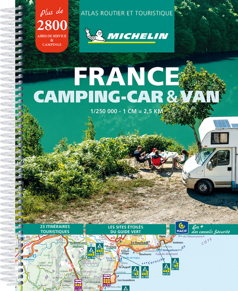 France - Camping Car & Van Atlas -  Michelin