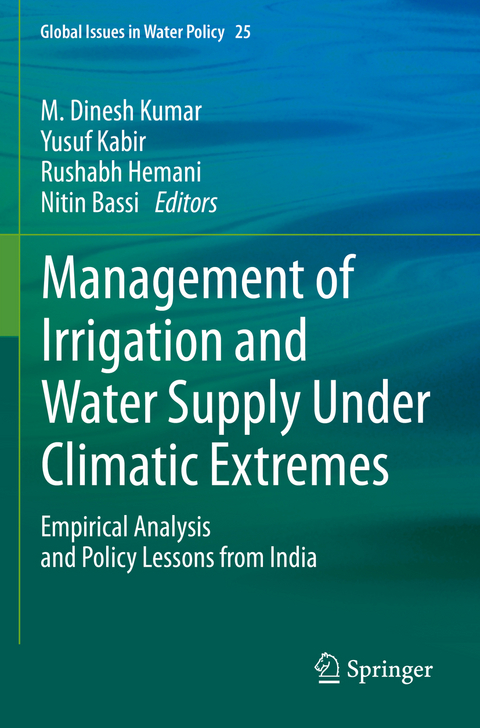 Management of Irrigation and Water Supply Under Climatic Extremes - 