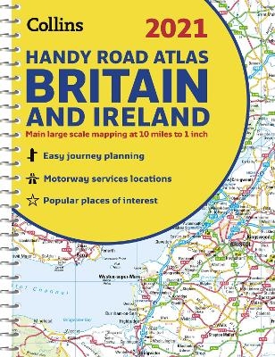 GB Road Atlas Britain 2021 Handy -  Collins Maps